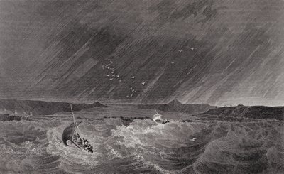 Boats Running for Shelter from a Storm into Refuge Cove, Night of July 7, from 